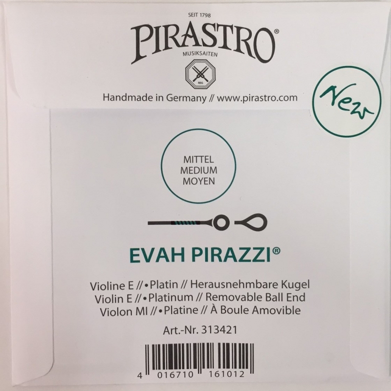 ピラストロ社から定番人気のバイオリン弦「EVA PIRAZZI」E線に新しい