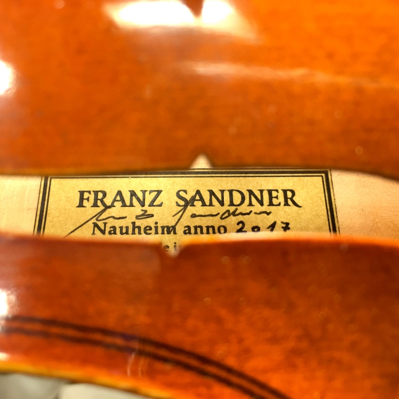 バイオリン】Franz Sandner #604R 美しいエントリーモデルのご案内 | 国際楽器社