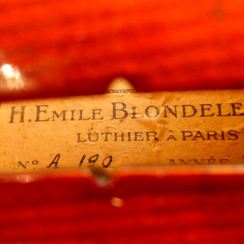 フレンチバイオリン】H.Emile Blondelet by J.T.L 銘器 | 国際楽器社