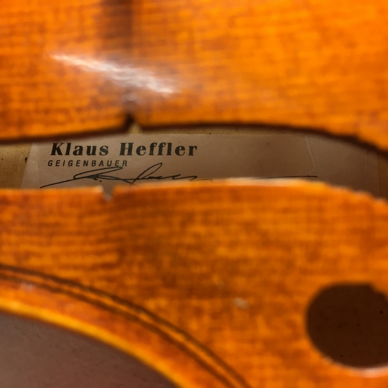 中古バイオリン】Klaus HEFFLER #500u 2005 | 国際楽器社
