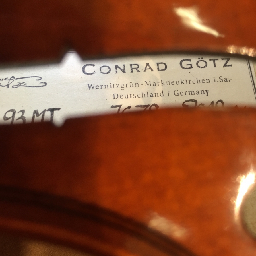 バイオリン Conrad GÖTZ ゲッツ＃93MT VN533/20 | 国際楽器社